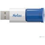 Netac USB Drive 512GB U182 Blue  NT03U182N-512G-30BL , USB3.0, сдвижной корпус ...
