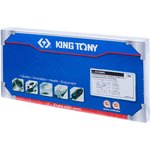 2539MR, KING TONY Набор торцевых головок с принадлежностями 1/4", шестигранные ...