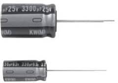 UKW0J332MPD, Aluminum Electrolytic Capacitors - Radial Leaded 6.3V 3300uF 0.2 85c 10x20 5LS