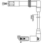 1A1326, Провод зажигания VW BORA 00-05, CADDY II 00-04, GOLF IV 97-06 ...