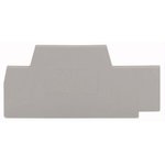281-342, End and intermediate plate - 2.5 mm thick - gray