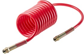 Фото 1/3 2m, Polyurethane Recoil Hose, with BSPT 3/8 connector