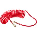 4m, Polyurethane Recoil Hose, with BSPT 3/8 connector