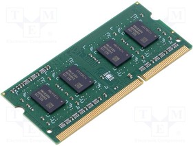 GR3S4G160S8L, DRAM memory; DDR3 SODIMM; 4GB; 1600MHz; 1.35?1.5VDC; industrial