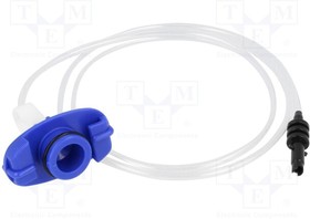 5601037, Syringe adapter; blue