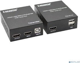 Фото 1/3 ORIENT VE049, HDMI KVM extender (Tx+Rx), HDMI+USB+Audio удлинитель до 60 м по витой паре Cat5e/6, HDMI 1.4, 4K@30Hz/1080p@60Hz, HDCP (31211)