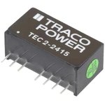 TEC 2-2415, Isolated DC/DC Converters - Through Hole 2W 18-36Vin 24V 83mA SIP8 ...