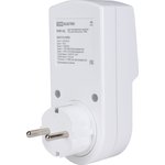 SQ1513-0002, Реле напряжения в розетку РНР-02, 16А, дисплей, регул., TDM Electric