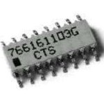 766163511GP, Resistor Networks & Arrays 510ohms 16Pin 2% Isolated