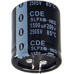 SLPX333M025E9P3, Aluminum Electrolytic Capacitors - Snap In 33000uF 25V 20% 85C