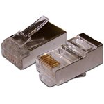 TWT-PL45/S-8P8C, Коннектор RJ-45 8P8C FTP Кат. 5e экранированный, универсальный ...