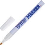 Маркер-краска лаковый (paint marker) MUNHWA "Slim", 2 мм, БЕЛЫЙ, нитро-основа ...