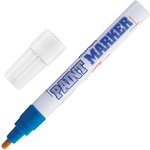 Маркер-краска лаковый (paint marker) MUNHWA, 4 мм, СИНИЙ, нитро-основа ...
