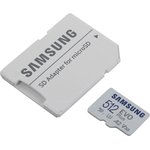 Флеш карта microSDXC 512GB Samsung EVO Plus Class 10, A2, V30, UHS-I (U3) ...