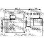 2111-CA223LH, 2111-CA223LH_ШРУС внутренний левый к-кт!\ Ford Mondeo (CA2) 07-14