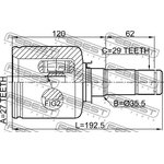 2111-TKE4WDLH, Шрус внутренний левый 27x35.5x29