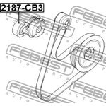 2187-CB3, Ролик натяжной