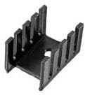 577304B00000G, Heat Sinks Channel Style Heat Sink for TO-220, Horizontal/Vertical, Black Anodized, 9.53mm