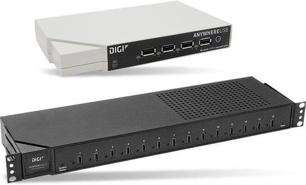 AW02 G300 Ethernet Modules Digi AnywhereUSB 2 Plus 2 port USB over IP Remote USB 3.1 Hub with 2 type A USB connectors 10 100 1G Ethernet
