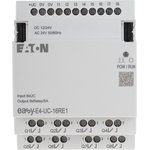 197218 EASY-E4-UC-16RE1, EasyE4 Series Logic Module, 12 V dc, 24 V dc Supply, Relay Output, 8-Input, Digital Input