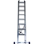 Лестница трехсекционная универсальная алюминиевая. Серия H3 5309