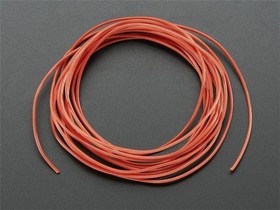 2001, Adafruit Accessories Silicone Cover Stranded-Core Wire - 2m 30AWG Red