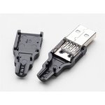 1387, Adafruit Accessories USB DIY Connector Shell A Male Plug