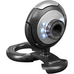 Веб-камера Defender C-110 0.3 МП, подсветка, кнопка фото (631105)