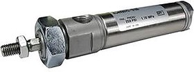 NCMKB075-0400S, Pneumatic Piston Rod Cylinder - 19.05mm Bore, 101.6mm Stroke, Single Acting