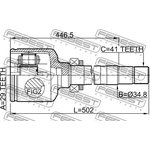 2811-DUCQ18RH, ШРУС внутренний