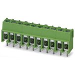 PCB terminal, 13 pole, pitch 5 mm, AWG 20-10, 32 A, screw connection, green, 1935886