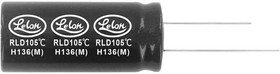 RLD121M2EBK-1340, Aluminum Electrolytic Capacitors - Radial Leaded