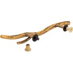 Мебельная ручка фурнитура Арт Бранч mini правая бронзового цвета 90041/бронзовый