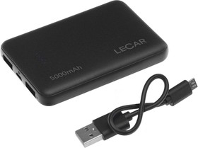 Фото 1/3 LECAR000013506, Аккумулятор внешний 5000 mAh USB Lecar