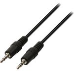 CAGP22000BK05, Audio Cable, Stereo, 3.5 mm Jack Plug - 3.5 mm Jack Plug, 500mm