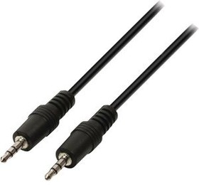 CAGP22000BK30, Audio Cable, Stereo, 3.5 mm Jack Plug - 3.5 mm Jack Plug, 3m