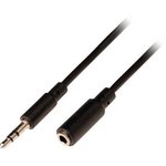 CAGP22050BK10, Audio Cable, Stereo, 3.5 mm Jack Plug - 3.5 mm Jack Socket, 1m