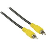 CVGP24100BK50, Composite Video Cable, RCA Plug - RCA Plug, 5m