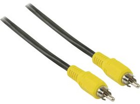 CVGP24100BK50, Composite Video Cable, RCA Plug - RCA Plug, 5m