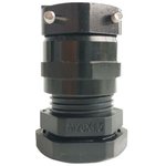 RND 465-00835, Cable Gland with Clamp, 6 ... 12mm, M20, Polyamide, Black