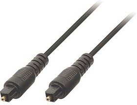 CAGP25000BK10, Audio Cable, Digital, TosLink Plug - TosLink Plug, 1m