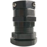 RND 465-00838, Cable Gland with Clamp, 13 ... 18mm, M27, Polyamide, Black