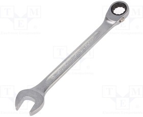 Фото 1/2 41171717, Ключ; комбинированный; 17мм; хромированная сталь; с трещоткой