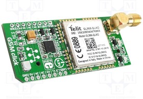 GSM CLICK, Click board; mikroBUS socket; Interface: UART; 3.3VDC,5VDC