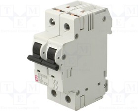 ETIMAT 10 2P B2, Выключатель максимального тока; 230/400ВAC; Iном: 2А; Полюсы: 2