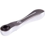 276B-0225, KING TONY Ratchet 1/4", 88 mm, 60 teeth, flag, for inserts (bits)