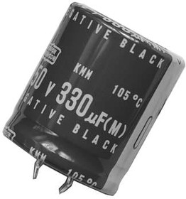 EKMM451VSN331MR50S, Aluminum Electrolytic Capacitors - Snap In 330uF 450 Volt