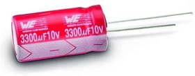 860160375023, Aluminum Electrolytic Capacitors - Radial Leaded WCAP-ATLL 16V 390uF 20% Radial