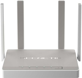 Keenetic Giga Гигабитный интернет-центр с двухдиапазонным Mesh Wi-Fi 6 AX1800, усилителем сигнала и анализатором спектра Wi-Fi, 5-портовым S