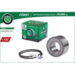 Подшипник ступицы NISSAN Micra (02-) (перед. компл.) [37x72x37 с ABS 96 пол.] ...